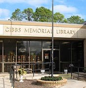 Gibbs Memorial Library - You Can Go Anywhere With A Book Logo